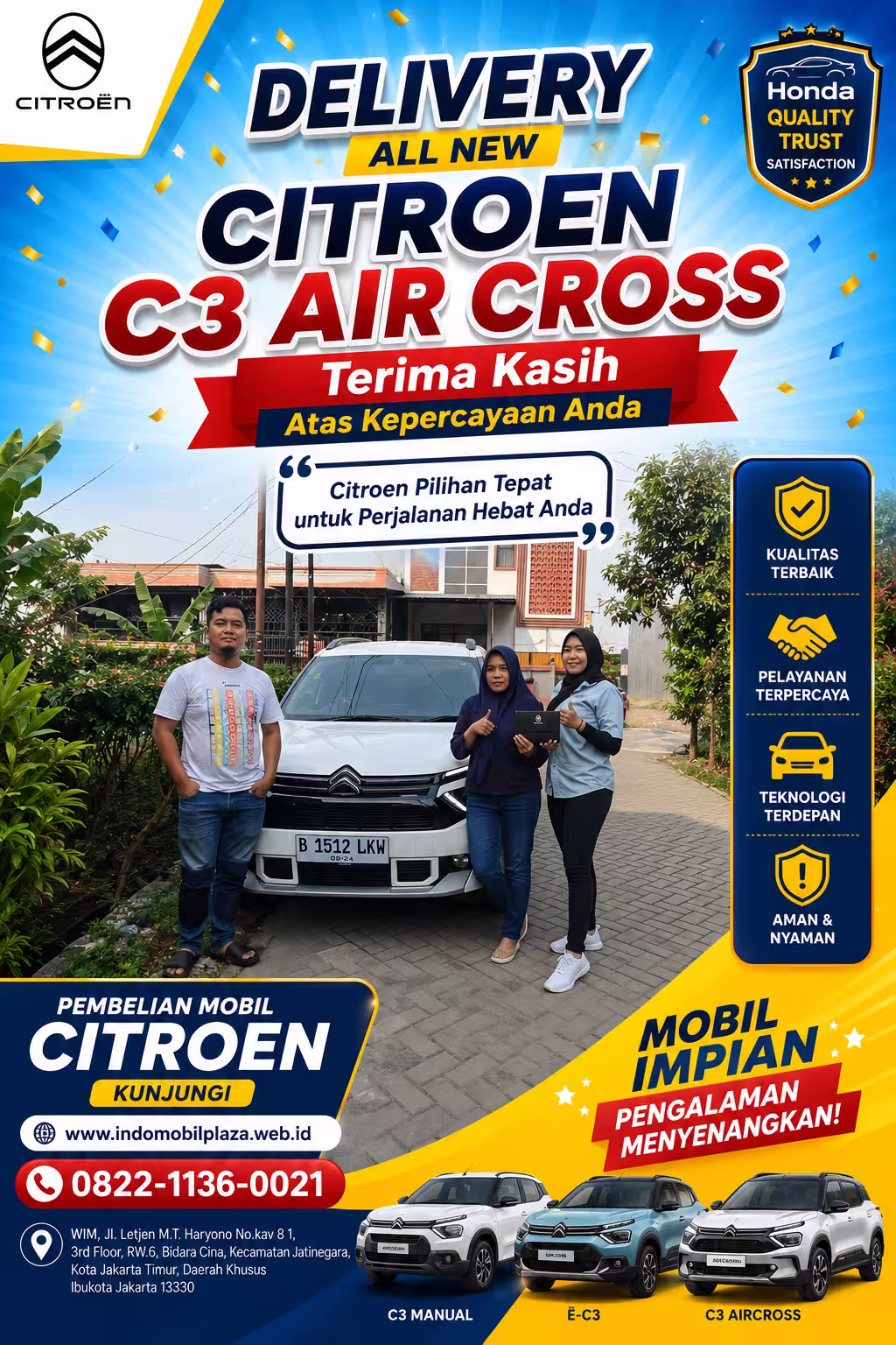 Delivery Citroen Jakarta